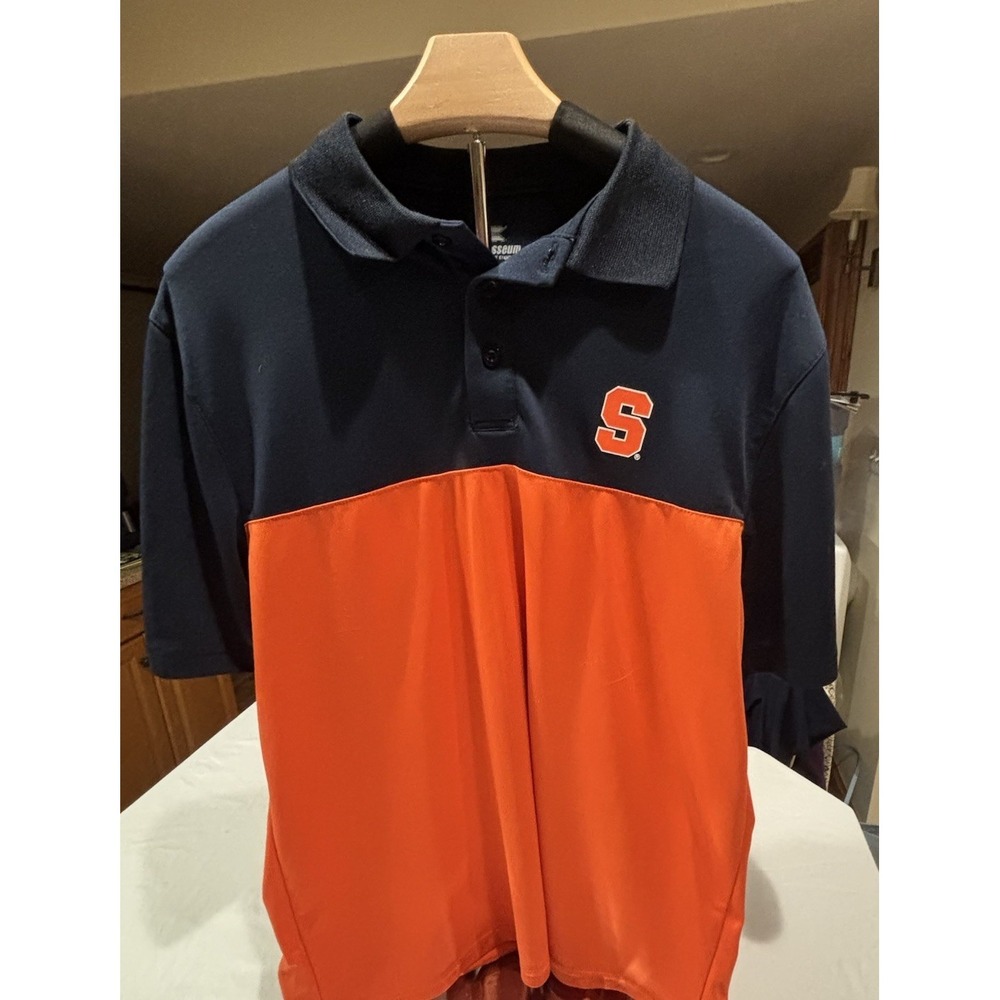 Syracuse University Performance Polo Colosseum Fanatics -check Size Measurements